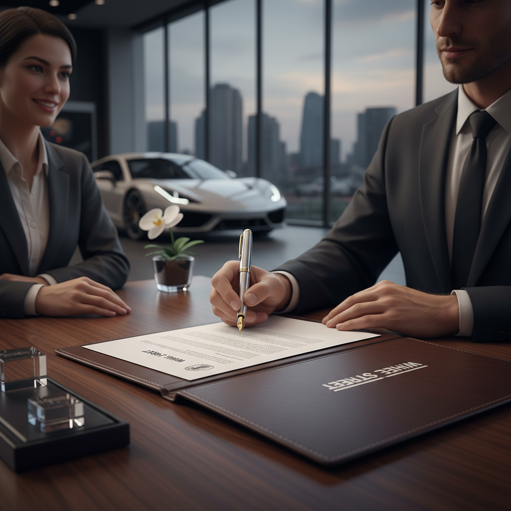 Dokumentu pasirasymas WHEELSTREET