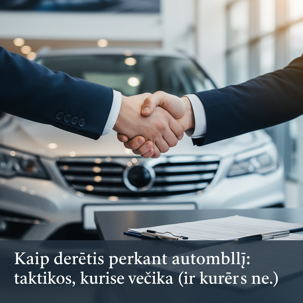 Derybų scenarijus: praktinis pavyzdys